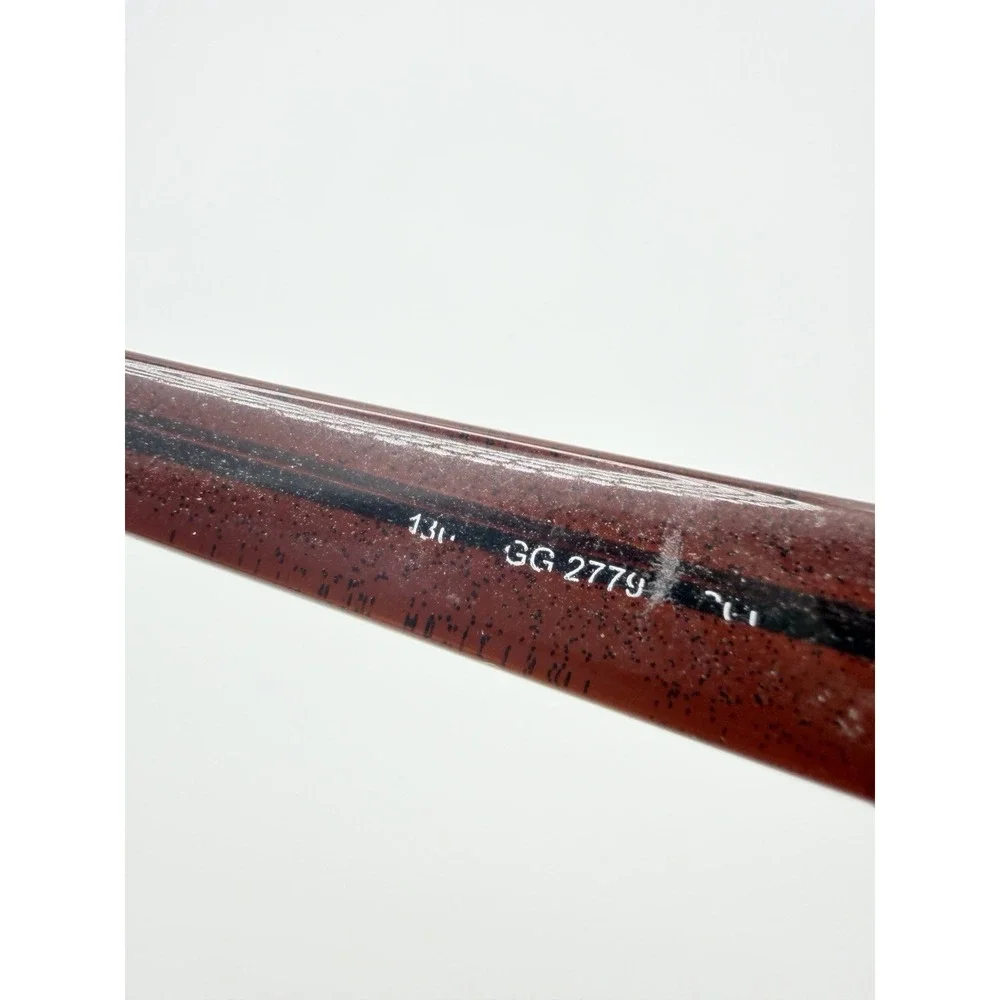 GUCCI GG2779 Women's Eyeglasses Frame‎ Only 55-17-130 Brown Glitter Rectangular